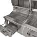 Coyote 50 Inch 2 Burner Built In Propane Gas  and  Charcoal Dual Fuel Hybrid Grill