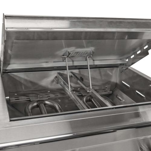 Coyote 50 Inch 4 Burner Built In Propane Gas  and  Flat Top Grill Combo