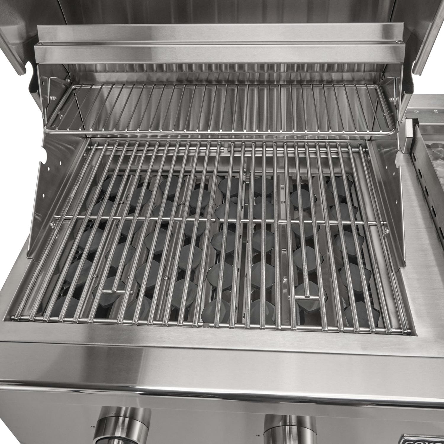 Coyote 50 Inch 4 Burner Freestanding Natural Gas  and  Flat Top Grill Combo