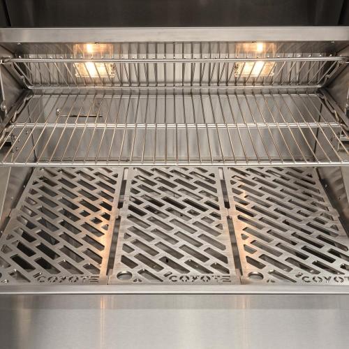 Coyote Next Gen Touch Screen Controlled 28 Inch 304 Stainless Steel Built In Pellet Grill