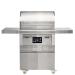 Coyote Next Gen Touch Screen Controlled 28 Inch 304 Stainless Steel Freestanding Pellet Grill