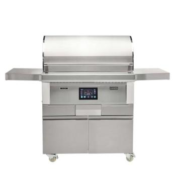 Coyote Next Gen Touch Screen Controlled 36 Inch 304 Stainless Steel Freestanding Pellet Grill C2P36 FS350