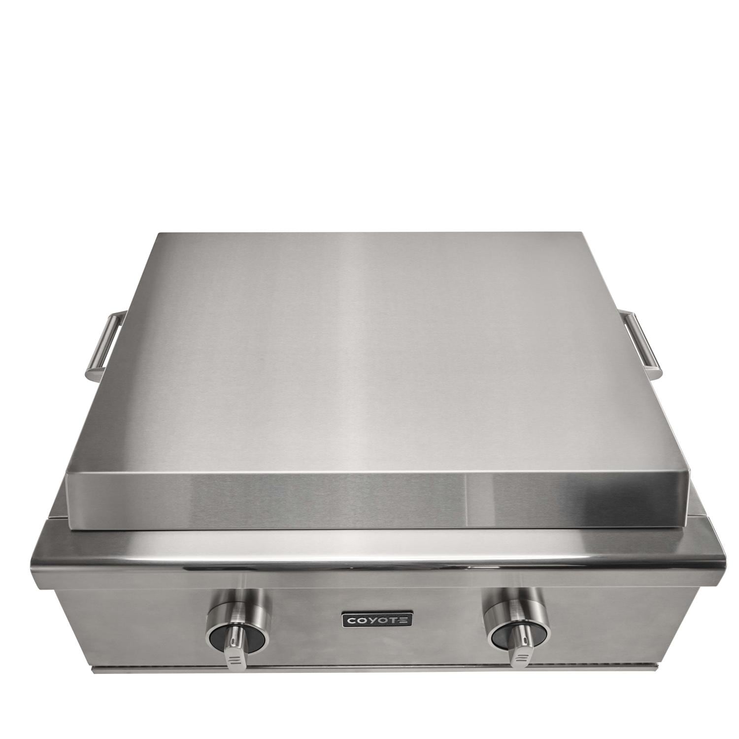 Coyote 30 Inch 2 Burner Built In Propane Gas Commercial Style Flat Top Grill