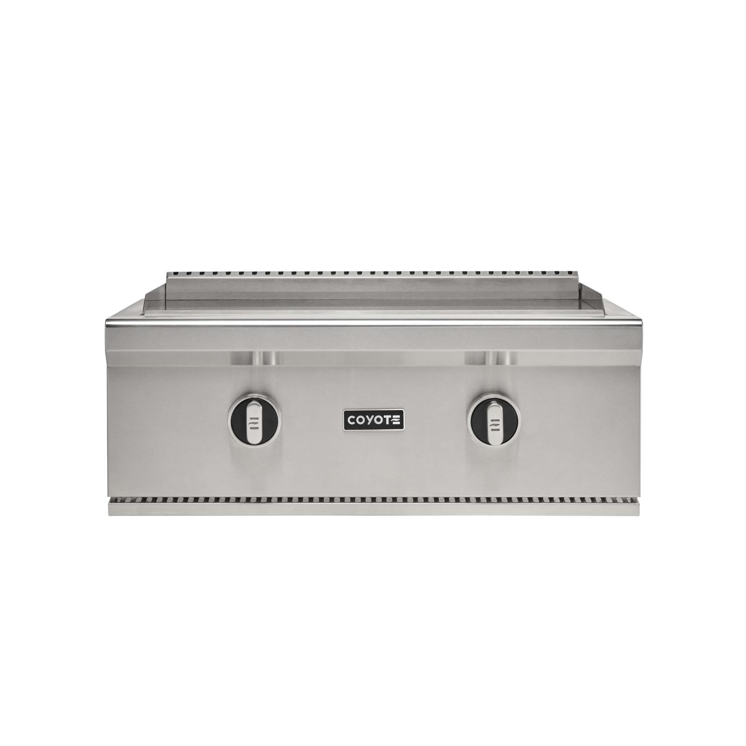 Coyote 30 Inch 2 Burner Freestanding Propane Gas Commercial Style Flat Top Grill