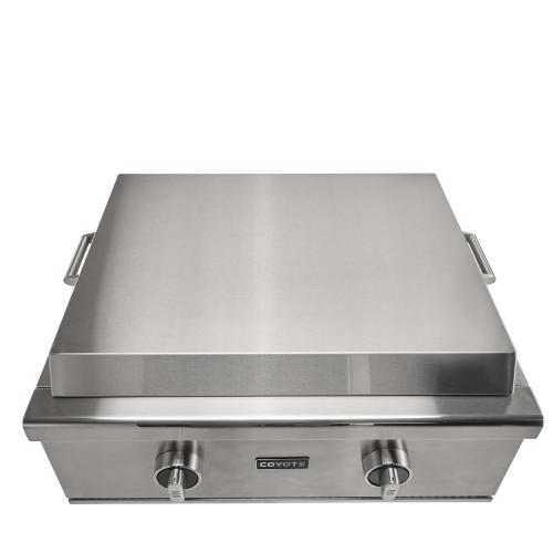 Coyote 30 Inch 2 Burner Freestanding Natural Gas Commercial Style Flat Top Grill