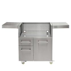 Coyote Grill Cart for C3FTG30 30 Inch Flat Top Grills C3FTCART250