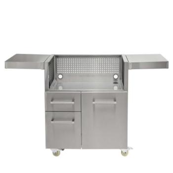 Coyote Grill Cart for C3FTG30 30 Inch Flat Top Grills C3FTCART350