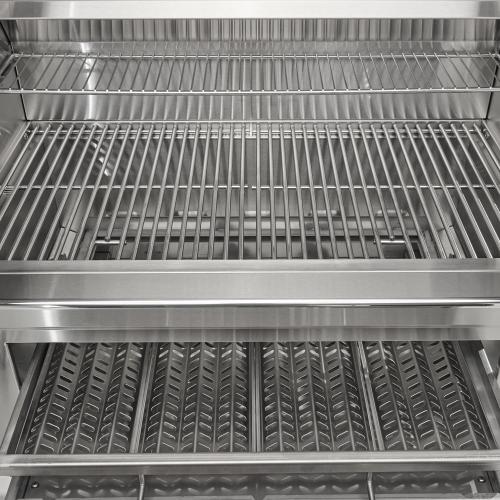 Coyote 36 Inch Freestanding Stainless Steel Charcoal Grill with Adjustable Charcoal Tray