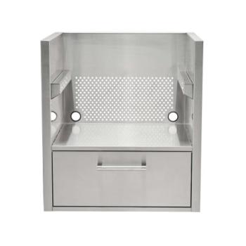 Coyote Asado Smoker or Power Burner Insulated Jacked Insert Sleeve with Storage Drawer C3SLV350