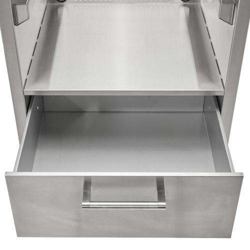 Coyote Asado Smoker or Power Burner Insulated Jacked Insert Sleeve with Storage Drawer