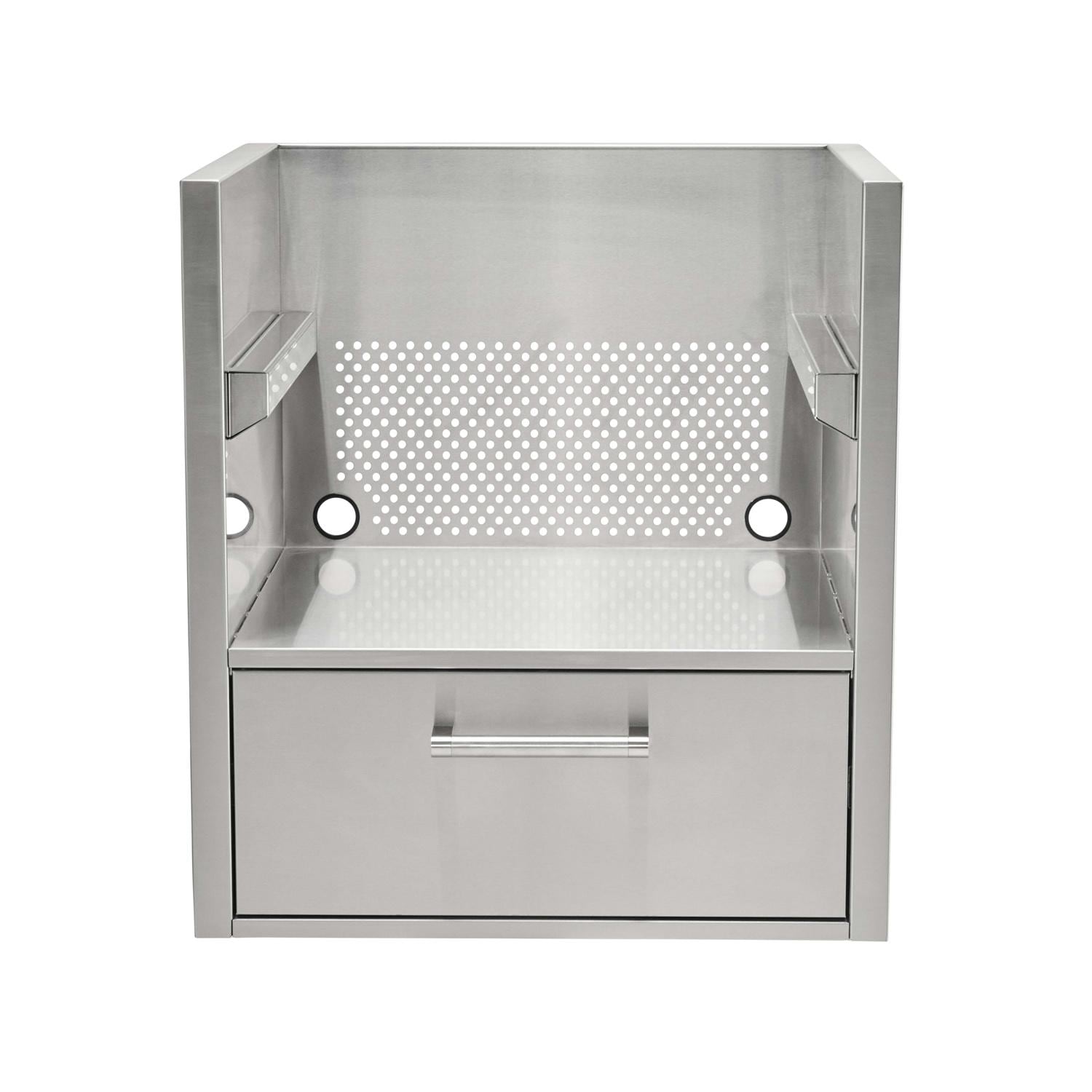 Coyote Asado Smoker or Power Burner Insulated Jacked Insert Sleeve with Storage Drawer
