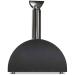 Coyote DUOMO 40 Inch Countertop Wood Fired Outdoor Pizza Oven   Matte Black