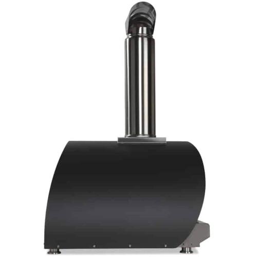 Coyote DUOMO 40 Inch Countertop Wood Fired Outdoor Pizza Oven   Matte Black