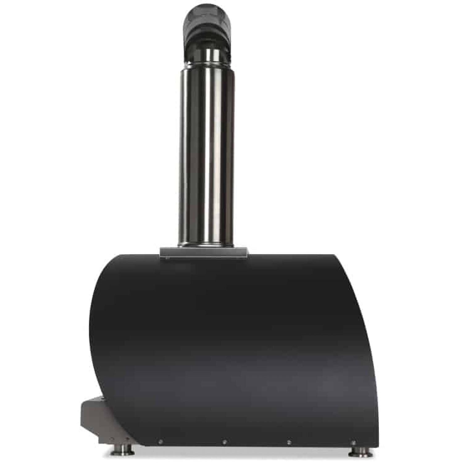 Coyote DUOMO 40 Inch Countertop Wood Fired Outdoor Pizza Oven   Matte Black