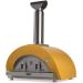 Coyote DUOMO 40 Inch Countertop Wood Fired Outdoor Pizza Oven   Yellow
