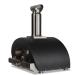 Coyote 30 Inch Countertop Hybrid Propane Gas  and  Wood Fired Multi Fuel Outdoor Pizza Oven   Matte Black
