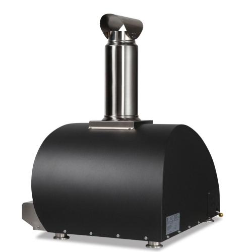 Coyote 30 Inch Countertop Hybrid Propane Gas  and  Wood Fired Multi Fuel Outdoor Pizza Oven   Matte Black