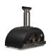 Coyote 30 Inch Countertop Hybrid Natural Gas  and  Wood Fired Multi Fuel Outdoor Pizza Oven   Matte Black