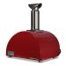 Coyote 30 Inch Countertop Hybrid Propane Gas  and  Wood Fired Multi Fuel Outdoor Pizza Oven   Red