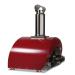 Coyote 30 Inch Countertop Hybrid Propane Gas  and  Wood Fired Multi Fuel Outdoor Pizza Oven   Red