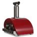 Coyote 30 Inch Countertop Hybrid Natural Gas  and  Wood Fired Multi Fuel Outdoor Pizza Oven   Red