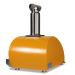 Coyote 30 Inch Countertop Hybrid Natural Gas  and  Wood Fired Multi Fuel Outdoor Pizza Oven   Yellow