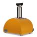 Coyote 30 Inch Countertop Hybrid Natural Gas  and  Wood Fired Multi Fuel Outdoor Pizza Oven   Yellow