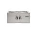 Coyote 60000 BTU Built In Natural Gas High Performance Power Burner with Wok Ring  and  Stainless Steel Lid