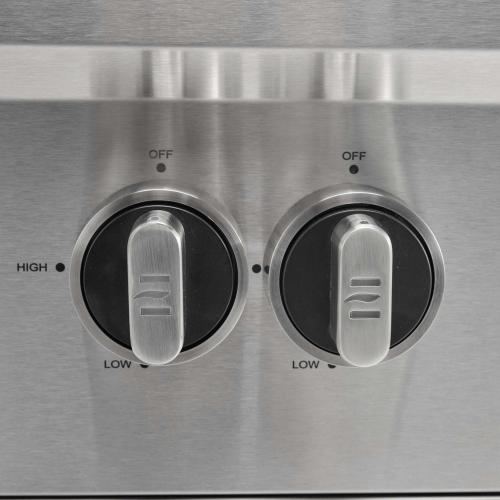 Coyote 60000 BTU Built In Natural Gas High Performance Power Burner with Wok Ring  and  Stainless Steel Lid
