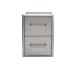 Coyote 16 Inch Stainless Steel Double Access Drawer