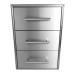 Coyote 18 Inch Stainless Steel Triple Access Drawer