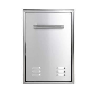 Coyote 18 Inch Roll Out Stainless Steel Propane Tank or Trash Bin Storage C3 POD350