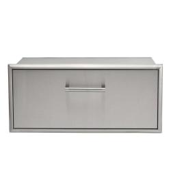 Coyote 32 Inch Stainless Steel Single Access Storage Drawer C3 SSD250