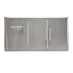 Coyote 45 Inch Combo Cabinet with Double Access Doors and Pull Out Trash Drawer250