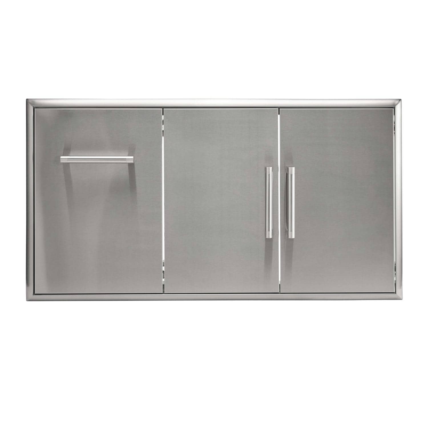 Coyote 45 Inch Combo Cabinet with Double Access Doors and Pull Out Trash Drawer