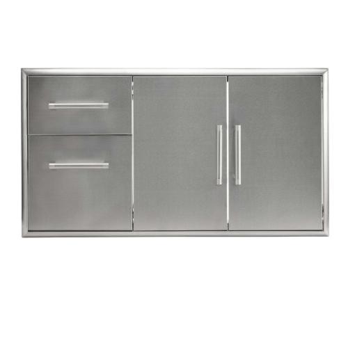 Coyote 45 Inch Double Access Door and Double Access Drawer Combo