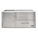 Coyote 42 Inch Combo Cabinet with Warming Drawer Single Drawer and Single Access Door