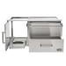 Coyote 42 Inch Combo Cabinet with Warming Drawer Single Drawer and Single Access Door