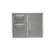 Coyote 31 Inch Stainless Steel Right Hinged Access Door  and  Double Drawer Combo