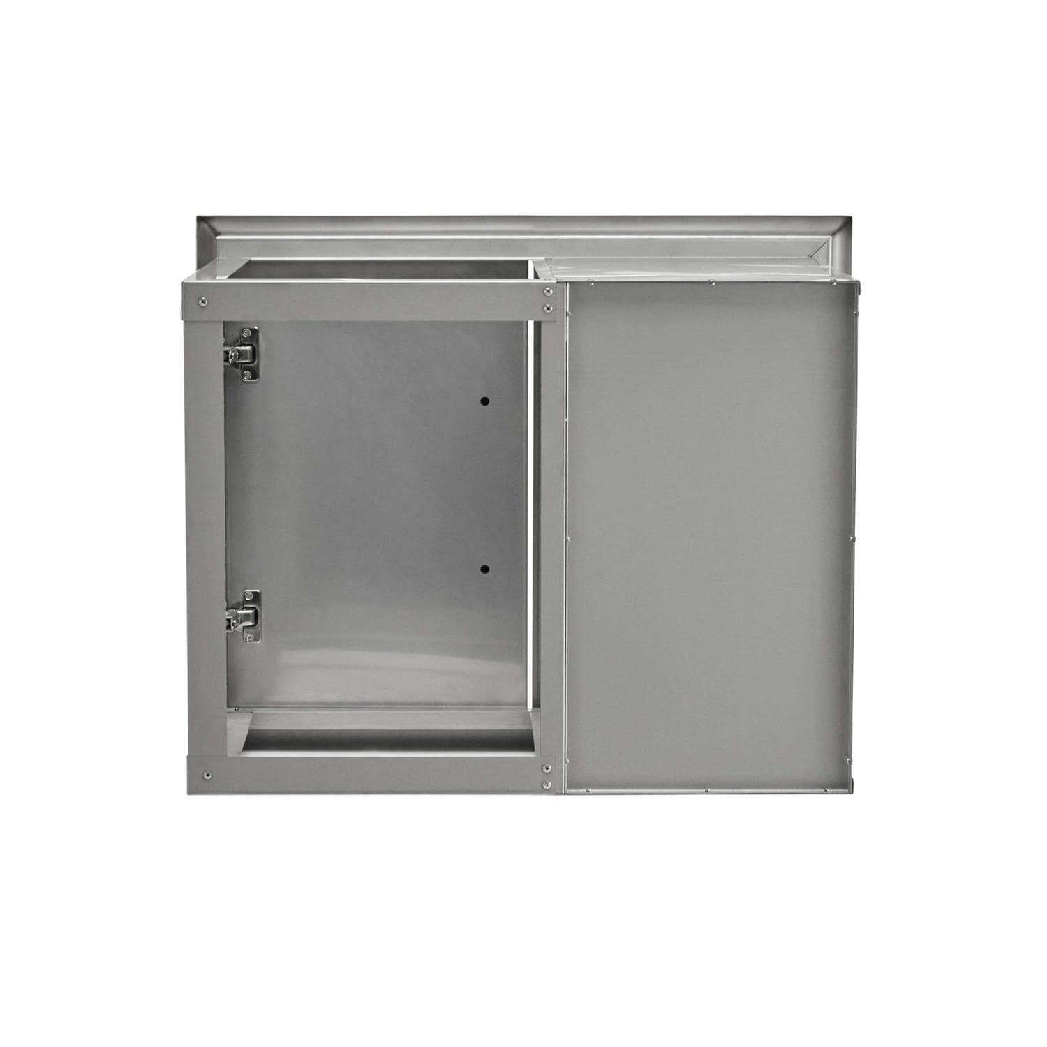 Coyote 31 Inch Stainless Steel Right Hinged Access Door  and  Double Drawer Combo