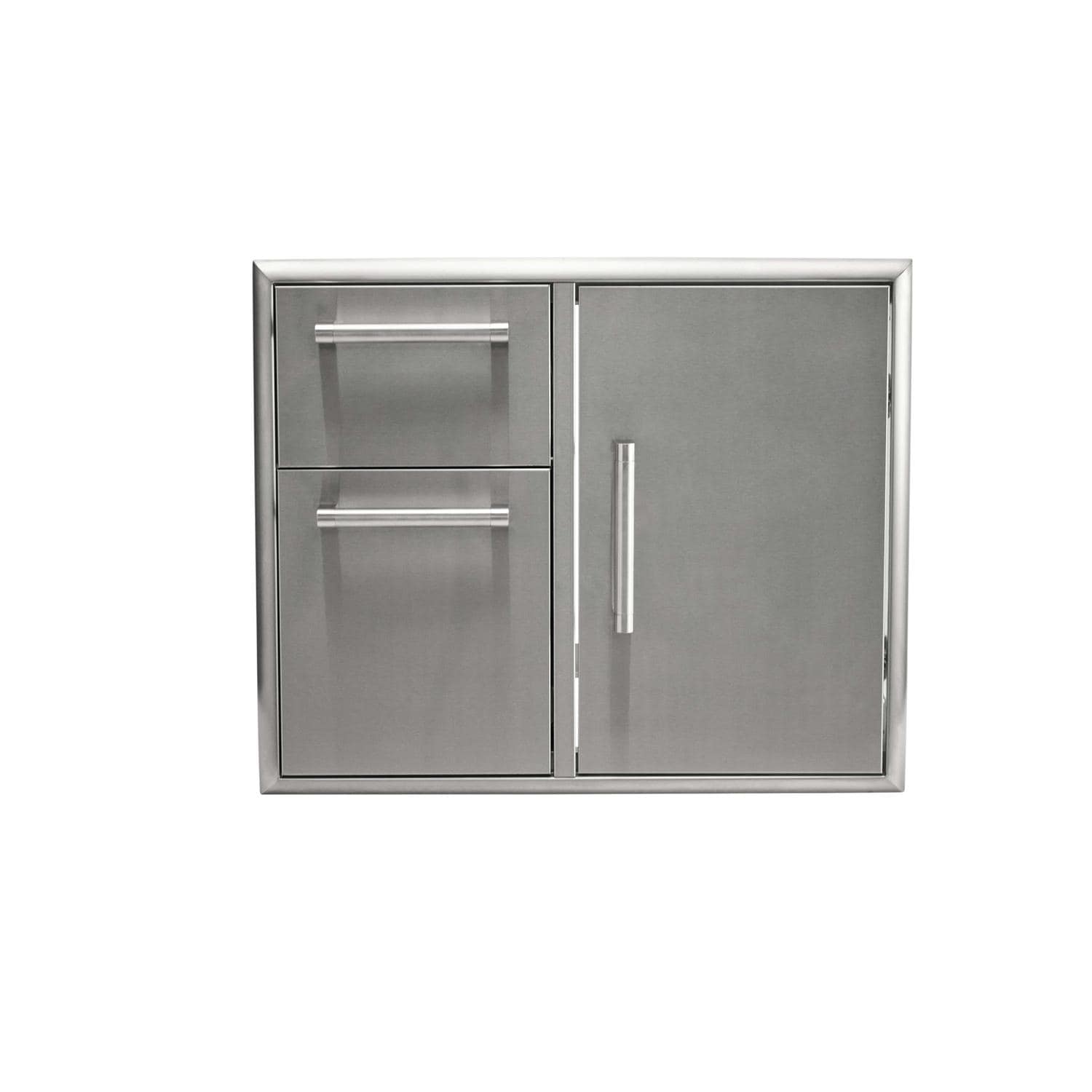Coyote 31 Inch Stainless Steel Right Hinged Access Door  and  Double Drawer Combo