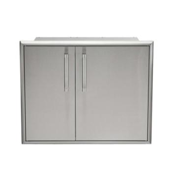 Coyote 31 Inch Stainless Steel Enclosed Water Resistant Dry Storage Pantry C3 DPC31350