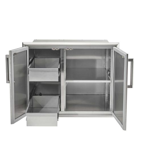 Coyote 31 Inch Stainless Steel Enclosed Water Resistant Dry Storage Pantry