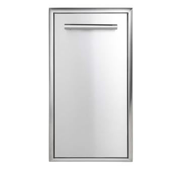 Coyote 15 Inch Roll Out Stainless Steel Trash Bin350