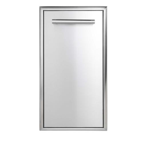 Coyote 15 Inch Roll Out Stainless Steel Trash Bin