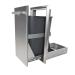 Coyote 15 Inch Roll Out Stainless Steel Trash Bin