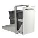 Coyote 18 Inch Stainless Steel Roll Out Double Trash and Recycling Bin