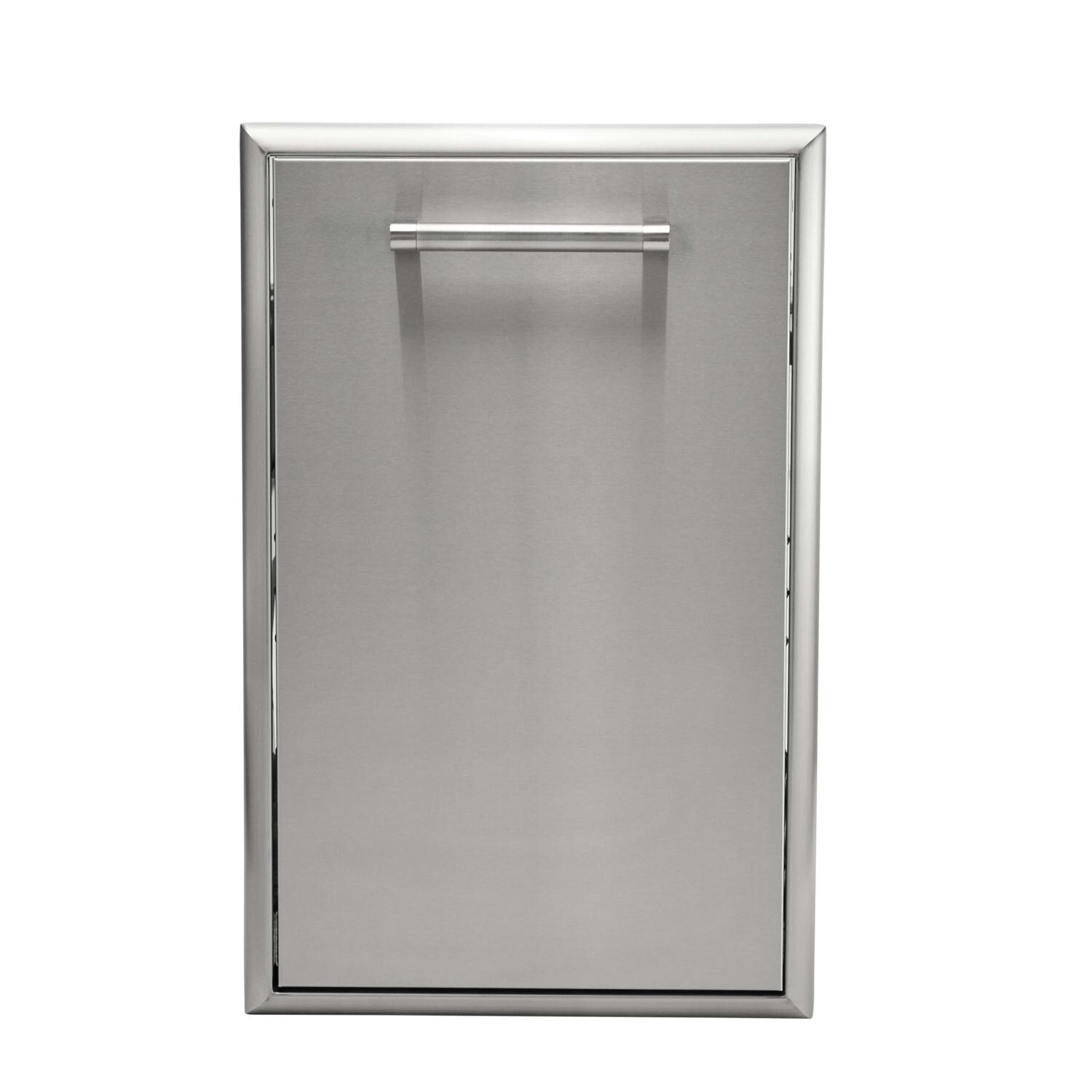 Coyote 18 Inch Stainless Steel Roll Out Double Trash and Recycling Bin