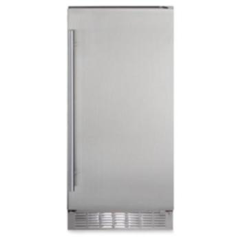 Coyote 16 Lb 15 Inch Built In Outdoor Rated Crescent Ice Machine with Gravity Drain C115CICE350