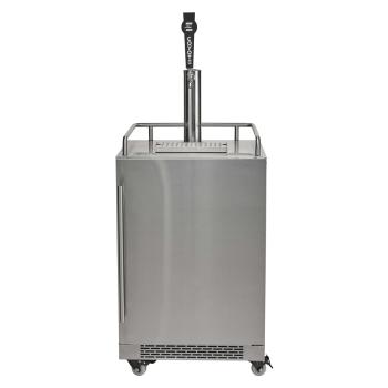 Coyote 24 Inch Freestanding Reversible Hinge Single Tap Kegerator350